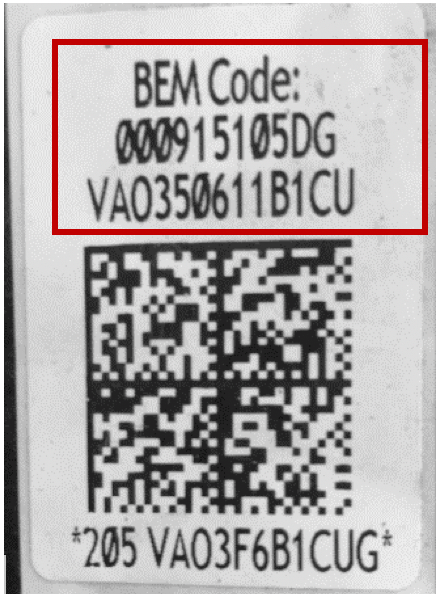 The Right Code Of The BEM For Battery Replacement VARTA Automotive The Right Code Of The BEM For Battery Replacement VARTA Automotive