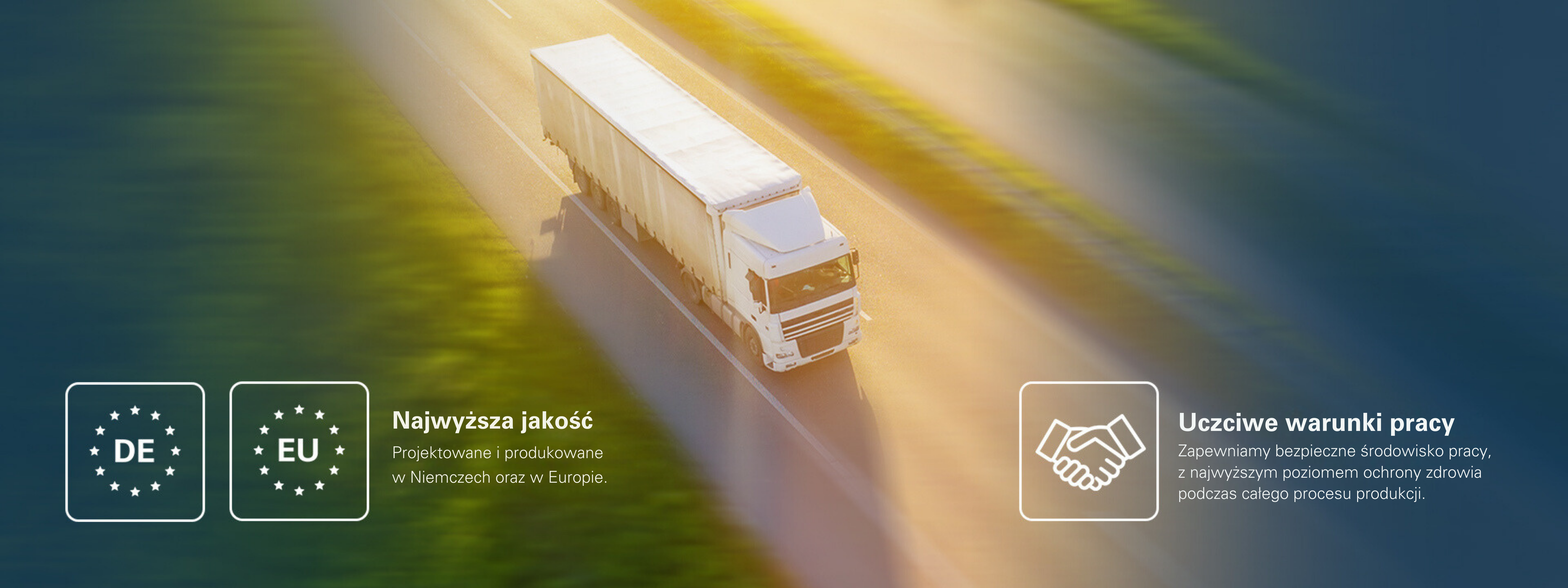 truck on road
